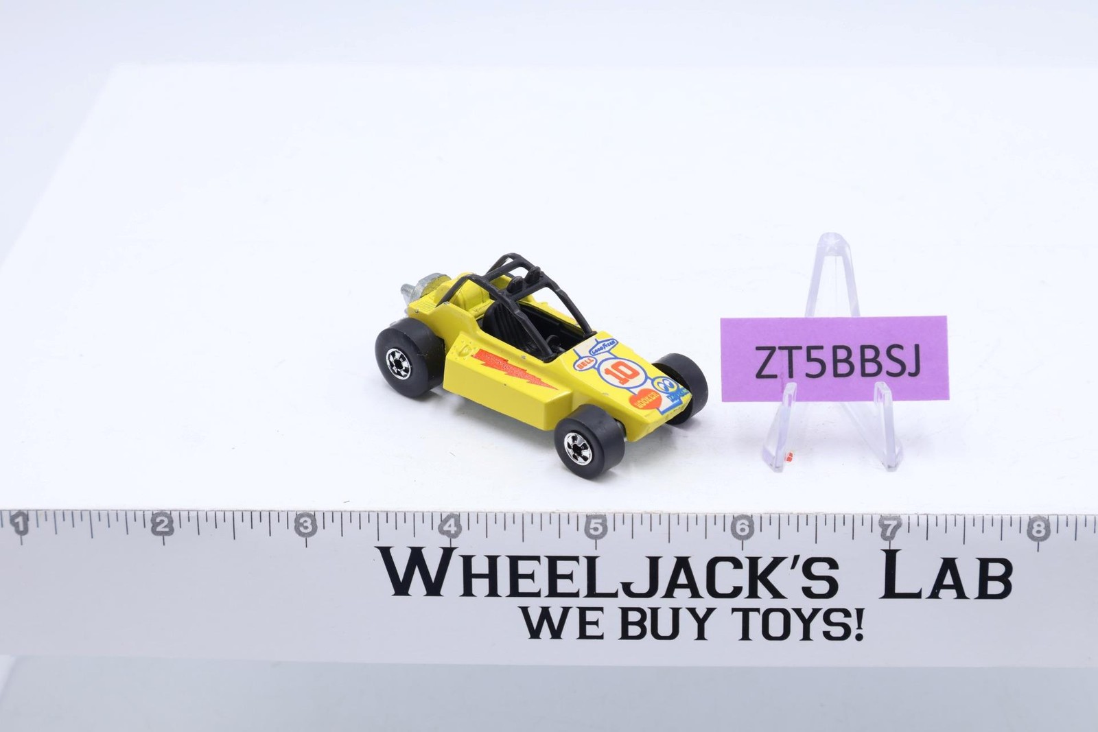 Rock Buster #10 Yellow 1975 Blackwall Hot Wheels Mattel Vintage Hong Kong