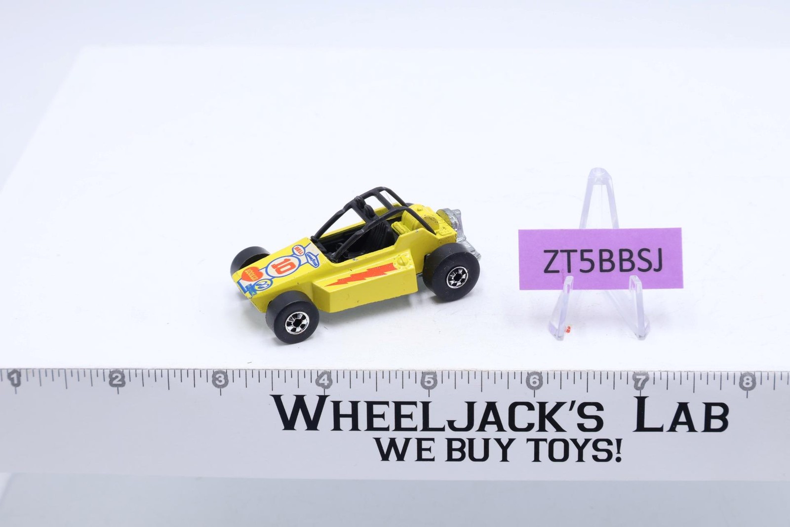 Rock Buster #10 Yellow 1975 Blackwall Hot Wheels Mattel Vintage Hong Kong