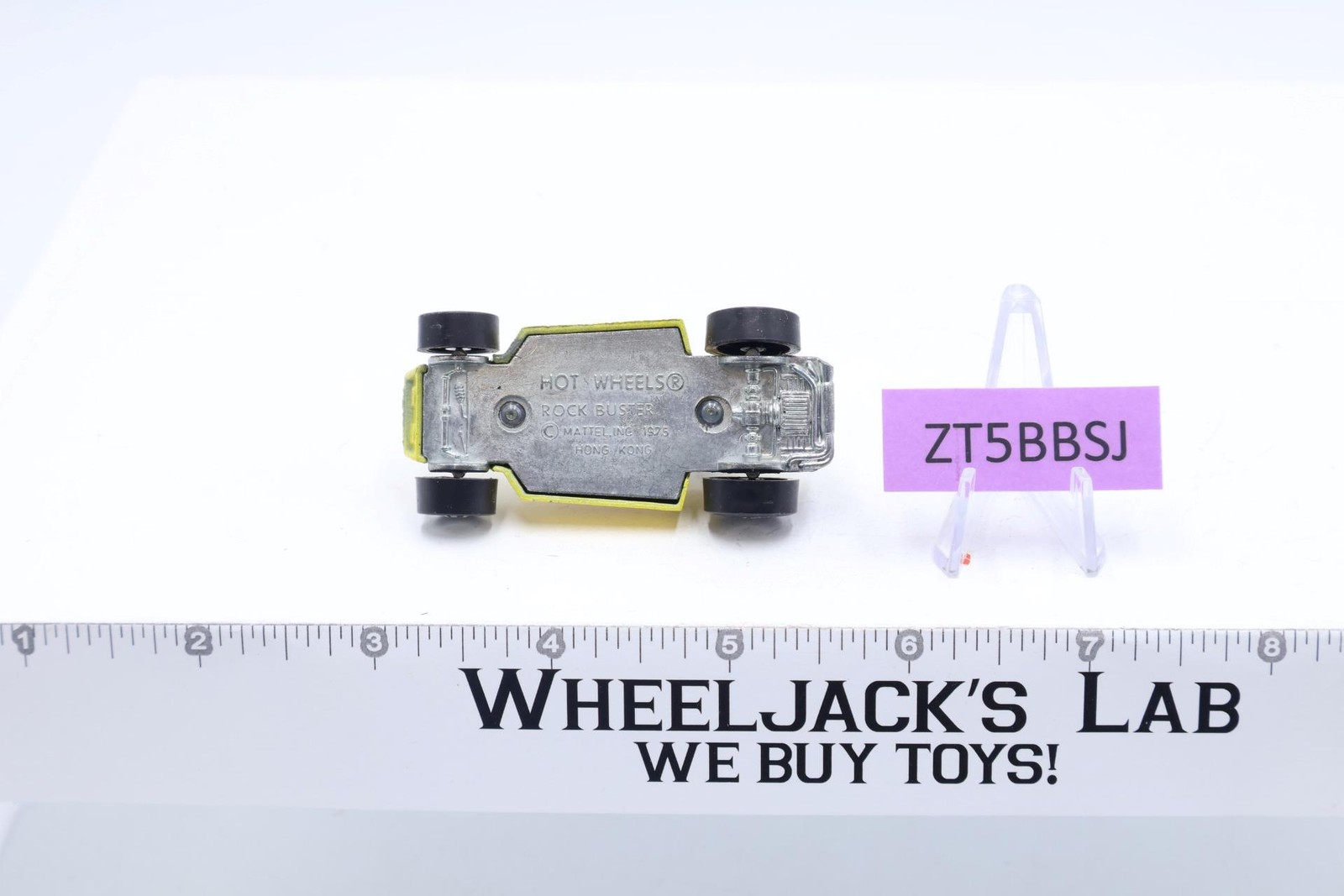 Rock Buster #10 Yellow 1975 Blackwall Hot Wheels Mattel Vintage Hong Kong