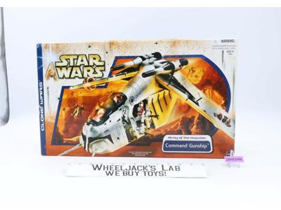 Command Gunship Army of the Republic Star Wars Clone Wars 2003 Hasbro NEW SEALED