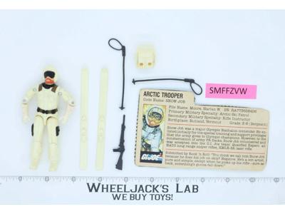 Snow Job V1 100% Complete G.I. Joe 1983 Hasbro Vintage Action Figure