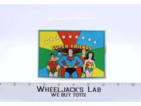 Super Friends Card With 5 Superheroes: Superman, Batman, Robin,etc. 3.5 X 5 in.
