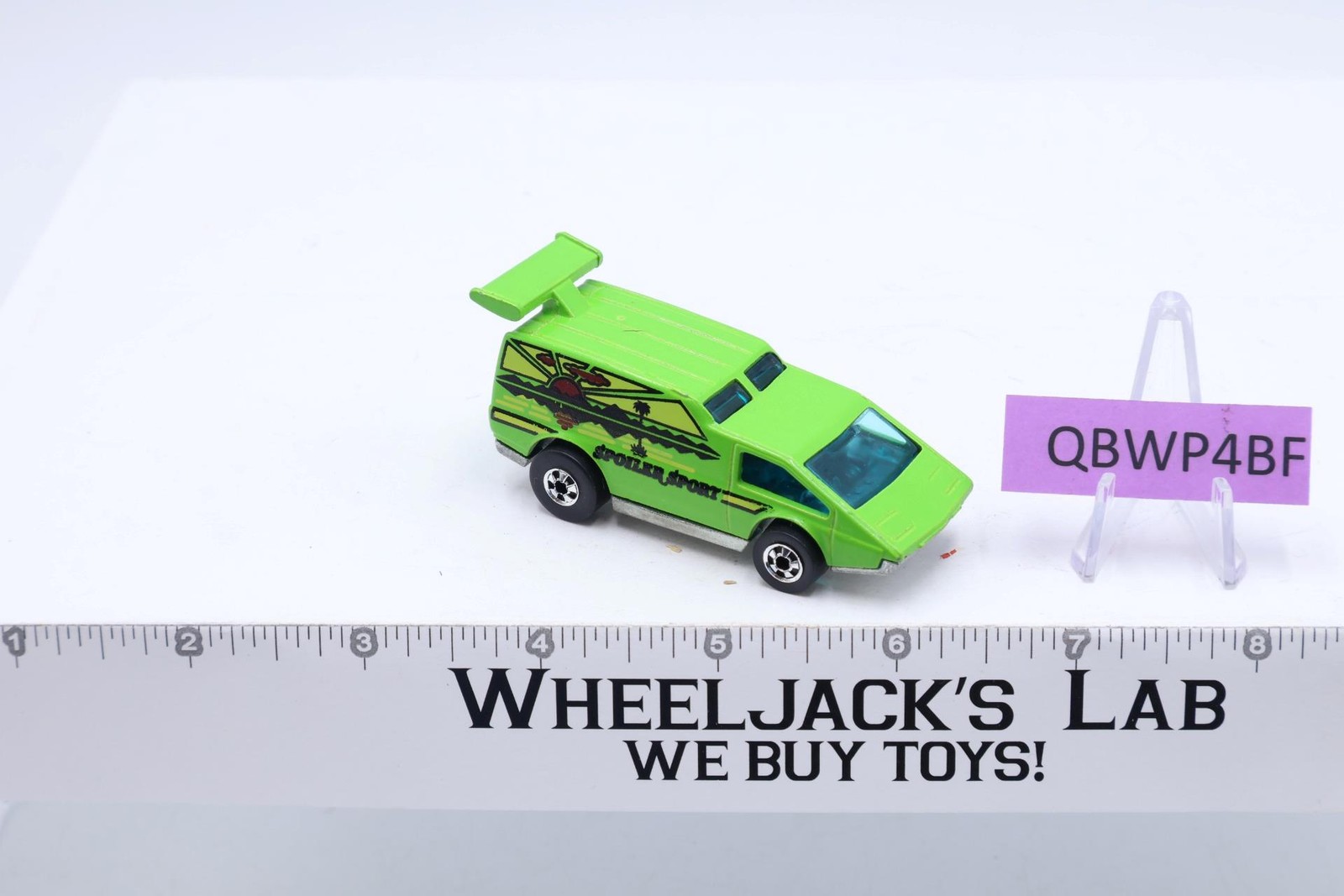 Spoiler Sport Green 1976 Blackwall Hot Wheels Mattel Vtg Hong Kong