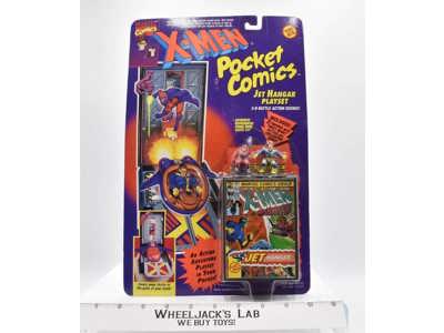 Pocket Comics Jet Hanger Playset X-Men Marvel Comics 1994 Toybiz MOSC