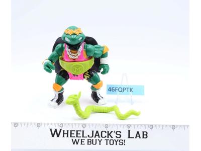 Shell Slammin' Mike 100% Complete Teenage Mutant Ninja Turtle 1991 Playmates