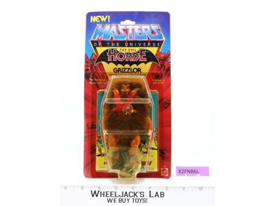 Grizzlor NEW MOSC 1985 Masters of the Universe MOTU Mattel Vintage Figure