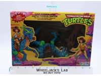 Cave Woman April W/ Radical Raptor 100% Complete TMNT 1992 Playmates Figure