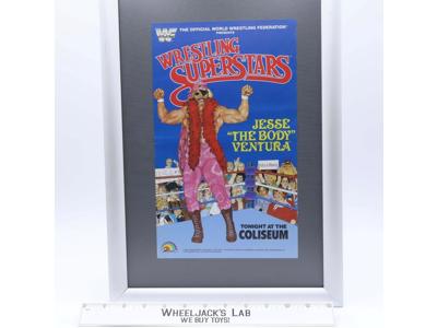 Jesse "The Body" Ventura 12 x 7.5 Original Poster 1985 WWF LJN Wrestling Vintage