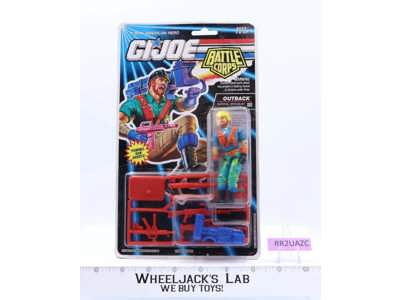 Outback Survival Specialist YELLOW HAT NEW MOSC 1992 GI Joe Hasbro Vintage