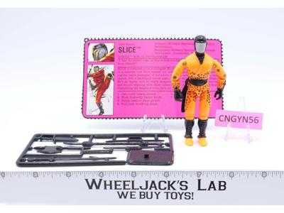 Slice V2 100% Complete 1993 G.I. Joe Hasbro Vintage Action Figure