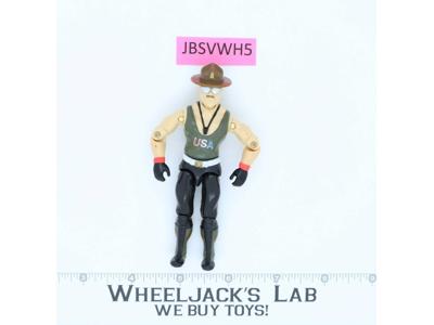 Sgt. Slaughter V1 G.I. Joe 1985 Hasbro Vintage Action Figure