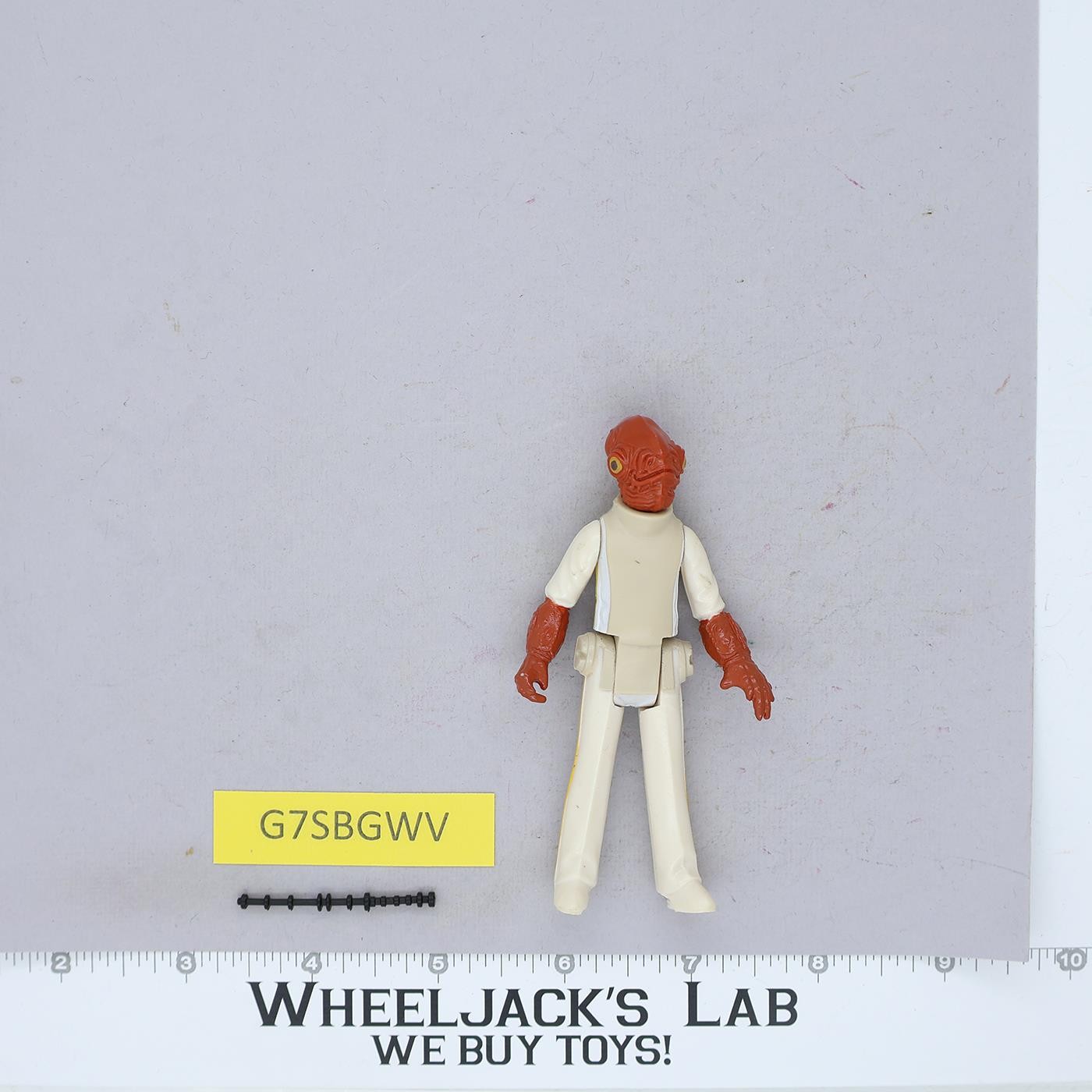 Admiral Ackbar 100% Complete Star Wars ROTJ 1983 Vintage Kenner NO REPRO