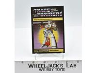 Megatron Action Figure Vintage Instruction Manual 1985 Hasbro G1 Transformers