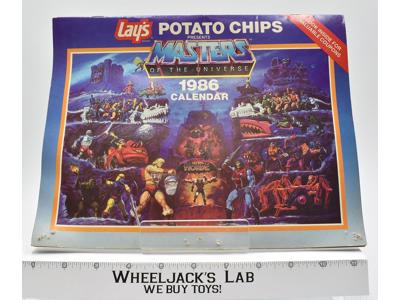 Lay's Potato Chips Master Of The Universe MOTU 1986 Calendar Vintage