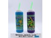Lot of 2 Water Bottles TMNT Donatello Leonardo 1990 Mirage Studios