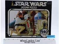 Star Wars Jigsaw Puzzle Complete 140 Interlocking Pieces 14"x18" 1977 Kenner