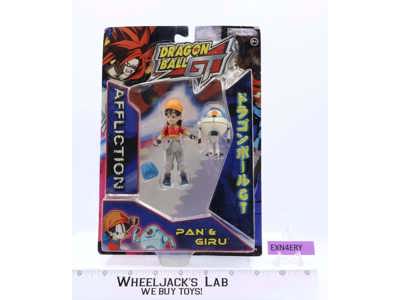 Pan & Giru Affliction Dragon Ball GT 2004 Jakks Pacific Figure NEW MOSC SEALED