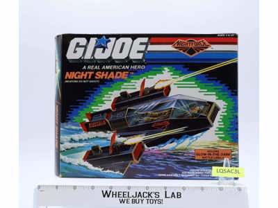 Night Shade 100% Complete W/Box GI Joe Night Force 1988 Hasbro Vehicle