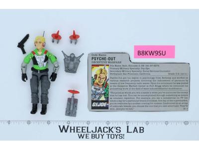 Psyche-Out V1 100% Complete G.I. Joe 1987 Hasbro Vintage Action Figure