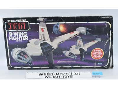 B-Wing Fighter W/Box Star Wars 1983 Vintage Kenner Action Figure Vehicle