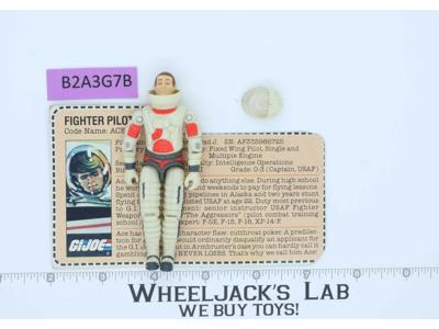 Ace V1 100% Complete G.I. Joe 1983 Hasbro Vintage Action Figure