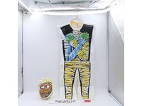 Spooky Spooks "Mummy" Halloween Costume & Mask 1979 Vintage Collegeville