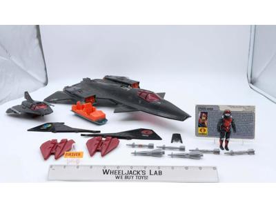 Cobra Night Raven S3P W/ Strato-Viper 100% Complete G.I. Joe 1986 Hasbro Vehicle