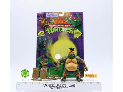 Sumo Michaelangelo 100% Complete W/Card TMNT 1995 Playmates Action Figure
