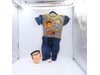 Mr. Spock Star Trek 1970's Halloween Costume & Mask w/Box Ben Cooper Medium