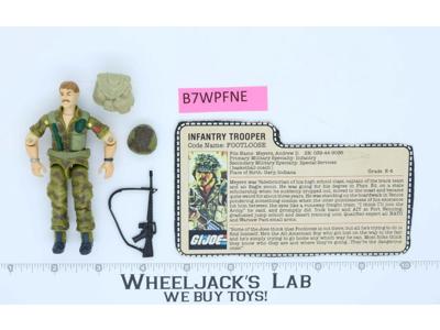 Footloose V1 1985 G.I. Joe Hasbro Vintage Action Figure