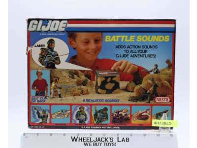 Battle Sounds 100% Complete W/Box GI Joe 1989 Nasta Vintage