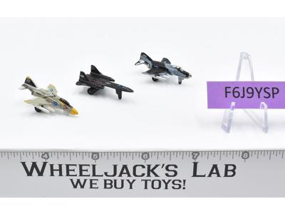 Lot of 3 Jets/Planes 1988-89 Vintage Galoob Micro Machines