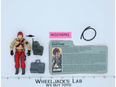 Mainframe SPECIAL MISSION BRAZIL 100% Complete G.I. Joe Hasbro Vintage Figure