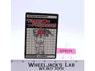 Silverbolt Instruction Manual Booklet 1986 Hasbro G1 Transformers