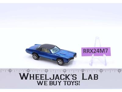 Custom Eldorado Blue 1968 Redline Hot Wheels Mattel Vintage Redline RL