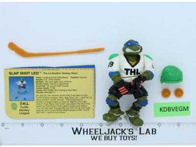 Slap Shot Leo Sewer Sports Allstar Teenage Mutant Ninja Turtles 1991 Playmates