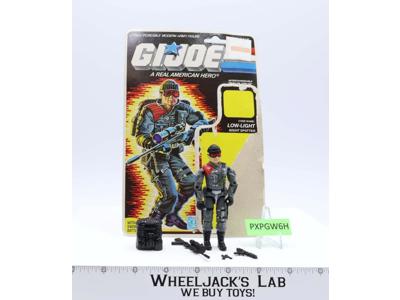 Low-Light V1 100% Complete W/Card 1986 GI Joe Hasbro Vintage Action Figure
