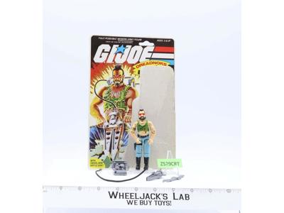 Ripper V1 100% Complete W/CARDBACK 1985 GI Joe Hasbro Vintage Action Figure