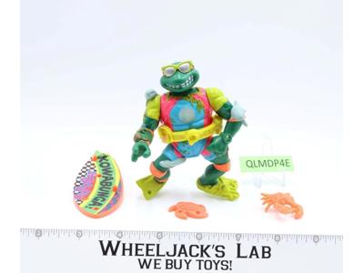 Sewer Surfer Mike 100% Complete Teenage Mutant Ninja Turtles TMNT Playmates 1990