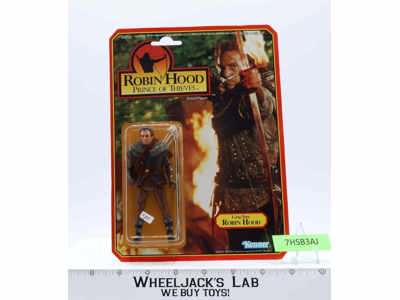 Long Bow Robin Hood Prince of Thieves 1991 Kenner Vintage Action Figure NEW MOSC