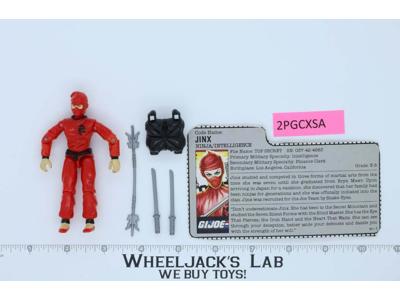 Jinx V1 100% Complete G.I. Joe 1987 Hasbro Vintage Action Figure