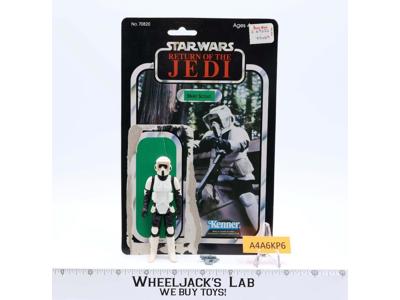 Biker Scout 100% Complete 77 Back-A Star Wars ROTJ 1983 Kenner Figure NO REPRO