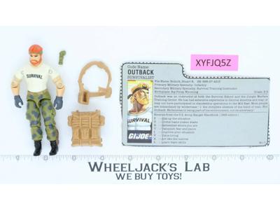 Outback V1 G.I. Joe 1987 Hasbro Vintage Action Figure