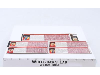 Defensor Lot of 5 Action Figure Tech Specs 1986 Vintage Hasbro G1 Transformers