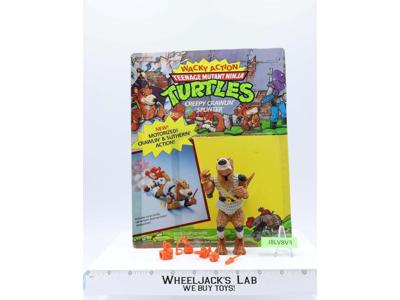 Creepy Crawlin' Splinter W/Cardback 100% Complete TMNT 1990 Playmates Vintage