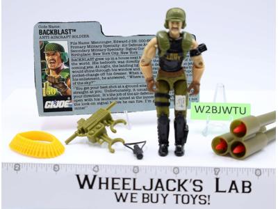 Backblast V1 G.I. Joe 1989 Hasbro Vintage Action Figure