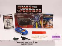 Tracks 100% complete W/Box 1985 G1 Transformers Hasbro Vintage Action Figure