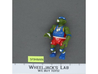 Track 'n Field Leo Olympics Teenage Mutant Ninja Turtles 1992 Playmates Vintage