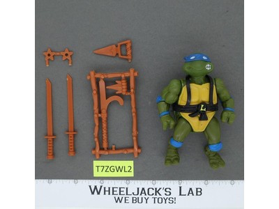 Leonardo SOFT HEAD 100%Complete Teenage Mutant Ninja Turtles TMNT 1988 Playmates