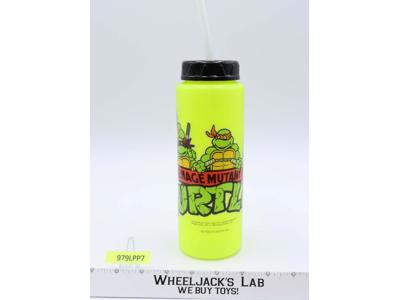 Yellow Water Bottle Teenage Mutant Ninja Turtles 1988 Mirage Studios
